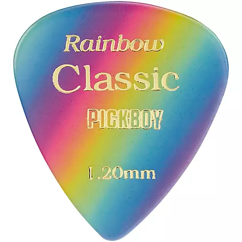 Pick Boy Rainbow Cellulose Vintage Guitar Picks 1.20 mm 10 Pack - musicians--Friend