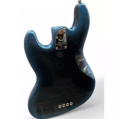 Used 2020 Fender american pro ii jazz bass maple neck Dark Knight Electric Bass Guitar Dark Knight - musicians--Friend