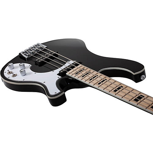Schecter Guitar Research Stargazer-4 Electric Bass Guitar Gloss Black - musicians--Friend