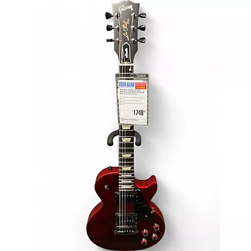 Used 2024 Gibson Les Paul Modern Studio Wine Red Solid Body Electric Guitar Wine Red - musicians--Friend