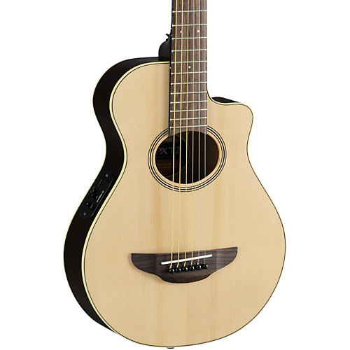Yamaha APXT2 3/4 Thinline Acoustic-Electric Cutaway Guitar Black - musicians--Friend