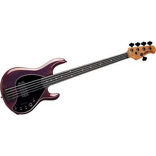 Ernie Ball Music Man DarkRay 5 H Ebony Fingerboard 5-String Electric Bass Dark Rainbow - musicians--Friend