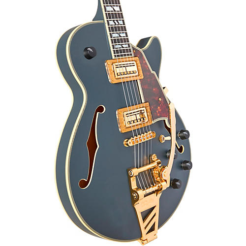 D'Angelico Deluxe Bobby Weir 3 Semi-Hollow Electric Guitar Satin Trans Wine - musicians--Friend