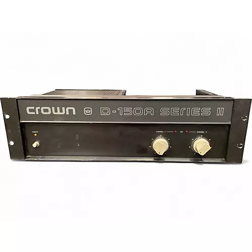 Used 1980s Crown D-150A Series II Power Amp - musicians--Friend