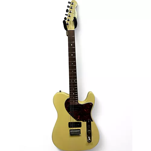 Vintage 1995 Fender Custom Shop Telecaster JR Vintage White Solid Body Electric Guitar Vintage White - musicians--Friend