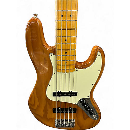 Used Fender American Professional II Jazz Bass V Natural Electric Bass Guitar Natural - musicians--Friend