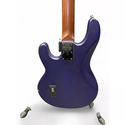 Used Sterling by Music Man Ray34 Blue Electric Bass Guitar Blue - musicians--Friend