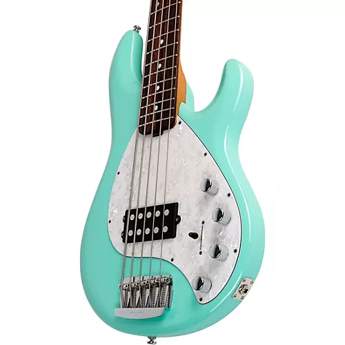 Ernie Ball Music Man StingRay5 Special H 5-String Electric Bass Guitar Black and Chrome - musicians--Friend