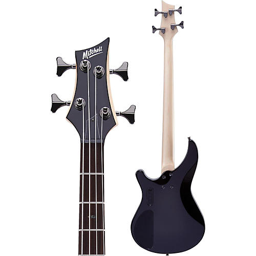 Mitchell MB200 Modern Rock Bass With Active EQ Gun Metal Gray - musicians--Friend