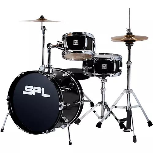 Sound Percussion Labs Lil' Kicker 3-Piece Junior Drum Set Black - musicians--Friend