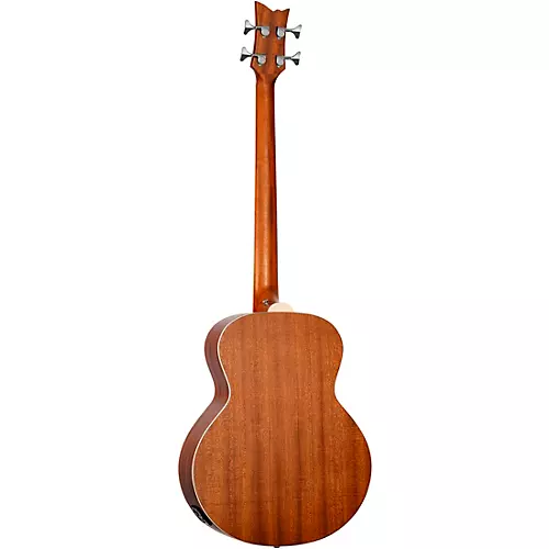 Ortega D7E 4-String Acoustic/Electric Bass Guitar Satin Black - musicians--Friend