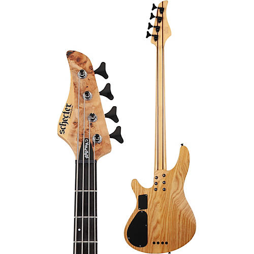 Schecter Guitar Research Reaper-4 Electric Bass Natural Satin - musicians--Friend