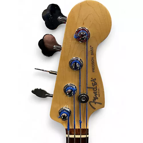 Used Fender American Standard Precision Bass 3 Color Sunburst Electric Bass Guitar 3 Color Sunburst - musicians--Friend