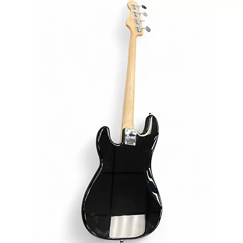 Used Squier Precision Bass Black Electric Bass Guitar Black - musicians--Friend