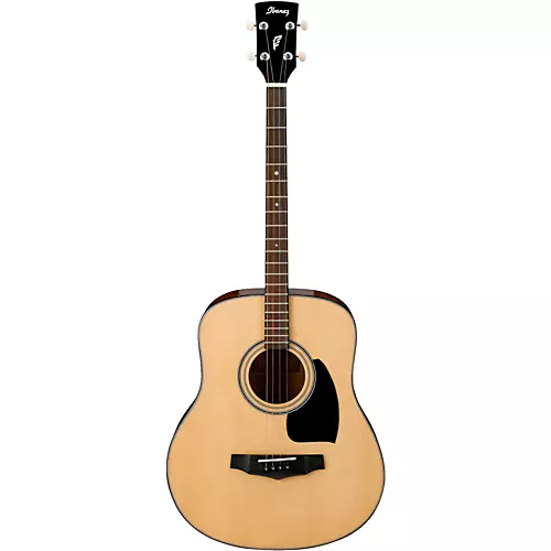 Ibanez Performance PFT2-NT Mini Dreadnought Acoustic Tenor Guitar Natural - musicians--Friend