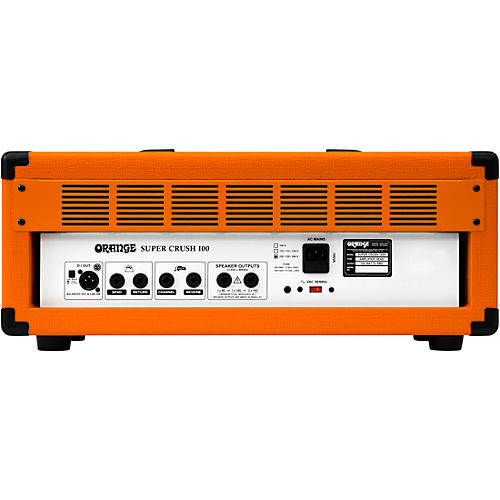 Orange Amplifiers Super Crush 100W Guitar Amp Head Black - musicians--Friend