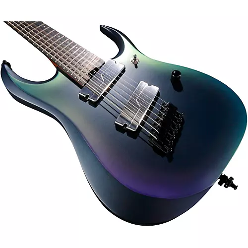 Ibanez RGD71ALMS Axion Label Multi-Scale 7-String Electric Guitar Black Aurora Burst - musicians--Friend