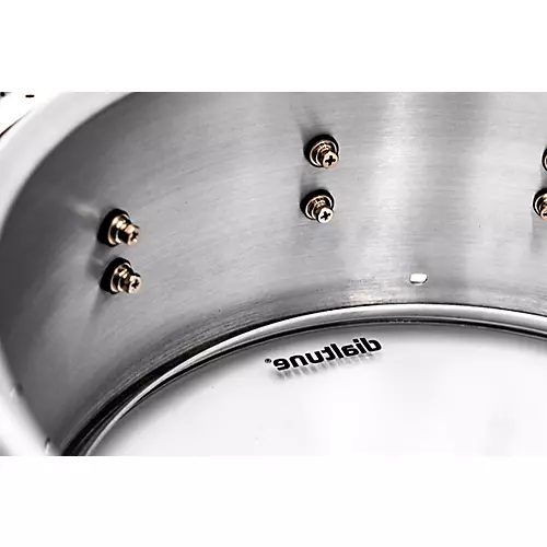 dialtune Spun Aluminum Snare Drum 14 x 6.5 in. Raw - musicians--Friend