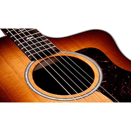 Taylor 214ce DLX Sunset Blvd Grand Auditorium Acoustic-Electric Guitar Sunset Edgeburst - musicians--Friend