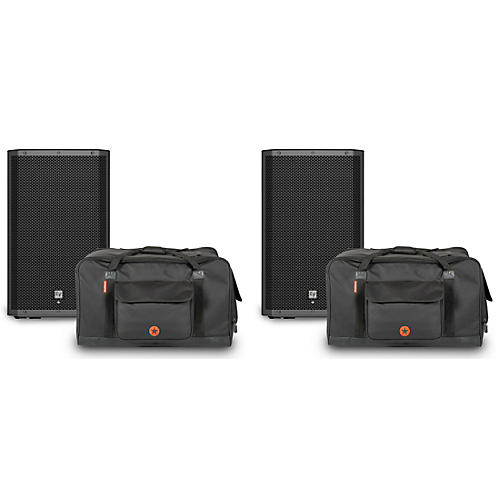 Electro-Voice ZLX-15P G2 Powered Speaker Pair With Road Runner Bags - musicians--Friend