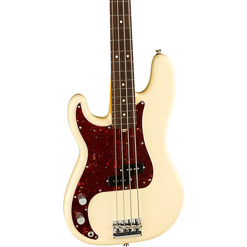 Fender American Professional II Precision Bass Rosewood Fingerboard Left-Handed Olympic White - musicians--Friend