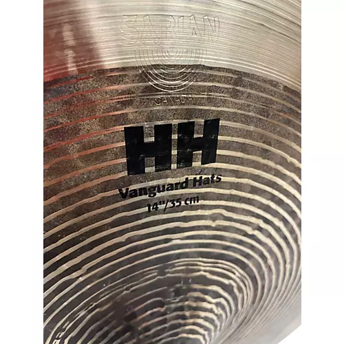 Used SABIAN 14in HH Vanguard Hi Hat Pair Cymbal 33 - musicians--Friend