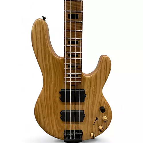 Used Ernie Ball Music Man BFR Slugger 4 HH Natural Electric Bass Guitar Natural - musicians--Friend