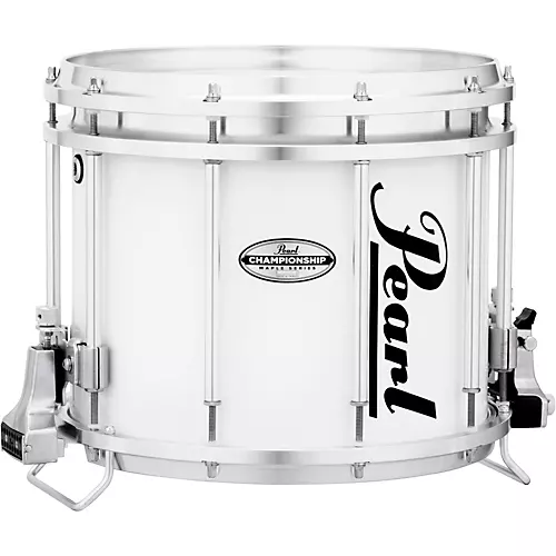 Pearl Championship Maple FFX Marching Snare Drum 14 x 12 in. Pure White - musicians--Friend