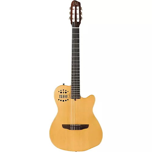 Godin ACS-SA Nylon-String Cedar Top Acoustic-Electric Classical Guitar Semi-Gloss Natural - musicians--Friend