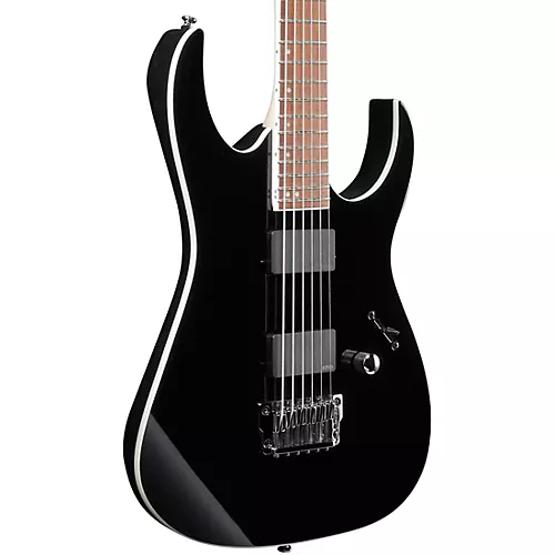 Ibanez RGIB21 Iron Label RG Baritone Series Electric Guitar Black - musicians--Friend
