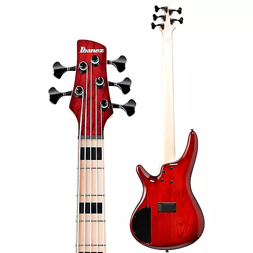 Ibanez ANB205 Adam Nitti Signature 5-String Bass Transparent Wine Red Burst - musicians--Friend