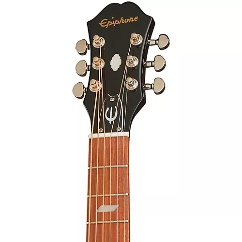 Epiphone Lil' Tex Travel Acoustic-Electric Guitar Faded Cherry Sunburst - musicians--Friend