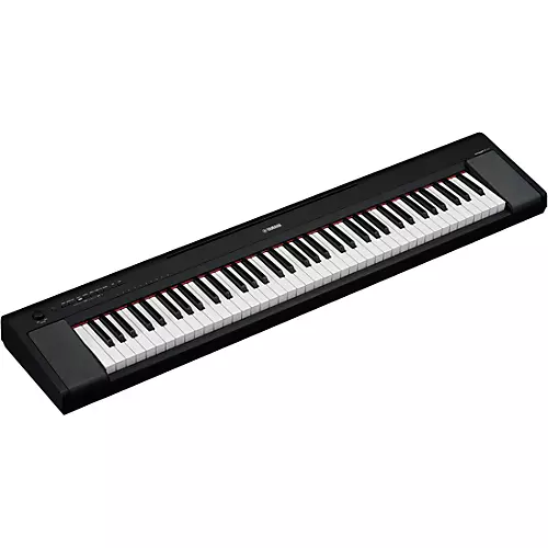 Yamaha Piaggero NP-35 76-Key Portable Keyboard Essentials Bundle White - musicians--Friend