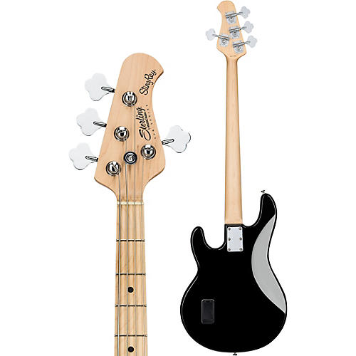Sterling by Music Man S.U.B. StingRay RAY4 Maple Fingerboard Electric Bass Guitar Chopper Blue White Pickguard - musicians--Friend