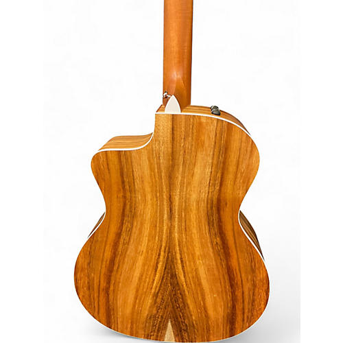 Used Taylor 214cek DLX Natural Acoustic Guitar Natural - musicians--Friend
