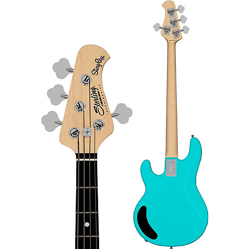 Sterling by Music Man Intro Series StingRay RAY2 Bass Guitar Black - musicians--Friend