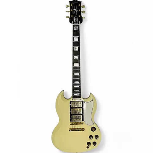 Used Gibson 1961 SG Custom Reissue Alpine White Solid Body Electric Guitar Alpine White - musicians--Friend