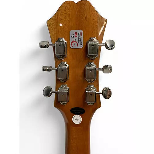 Used Epiphone Casino Natural Hollow Body Electric Guitar Natural - musicians--Friend
