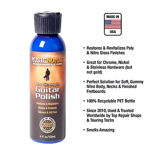 Music Nomad Guitar Polish - Pro Strength Formula - musicians--Friend