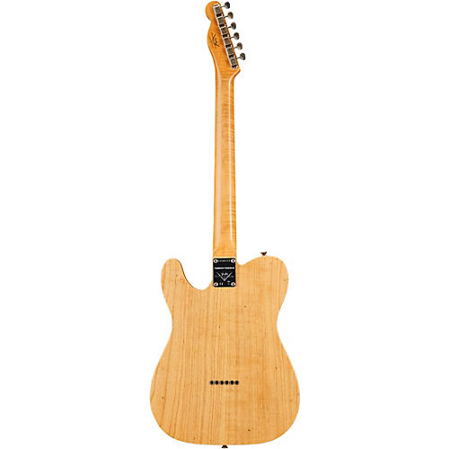 Fender Custom Shop '60s Telecaster Thinline Journeyman Relic Limited-Edition Electric Guitar Aged Natural - musicians--Friend
