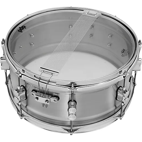 PDP by DW Concept Series 1.2 mm Natural Satin Brushed Aluminum Snare Drum 14 x 8 in. - musicians--Friend