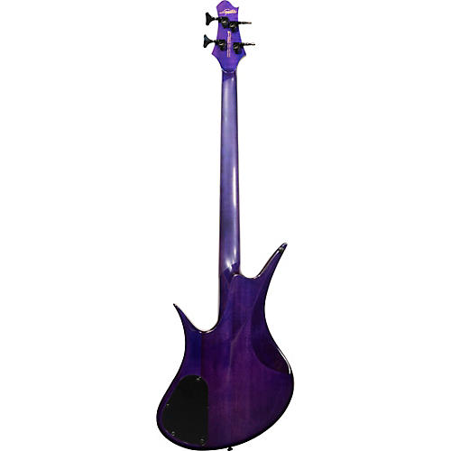Legator Helio 4 string Bass Super Shred Series Electric Guitar Magenta Burl - musicians--Friend