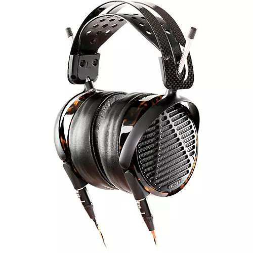 Audeze LCD-5 Black/Brown Red Acetate Rings - musicians--Friend