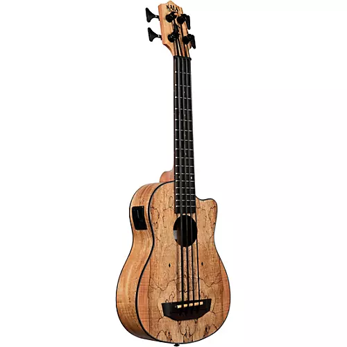 Kala Spalted Maple Acoustic-Electric U-Bass - musicians--Friend