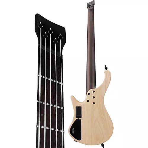 Ibanez EHB1675MS 5-String Multi-Scale Ergonomic Headless Bass Guitar Natural Flat - musicians--Friend