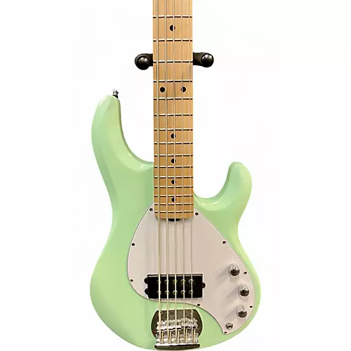Used Sterling by Music Man Ray5 5 String Surf Green Electric Bass Guitar Surf Green - musicians--Friend