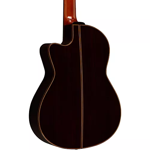 Alvarez Yairi CYM75ce Cutaway Nylon-String Classical Acoustic-Electric Guitar Natural - musicians--Friend