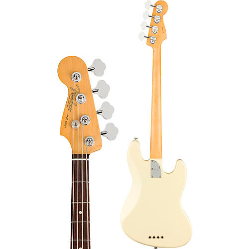 Fender American Professional II Jazz Bass Rosewood Fingerboard Left-Handed Olympic White - musicians--Friend