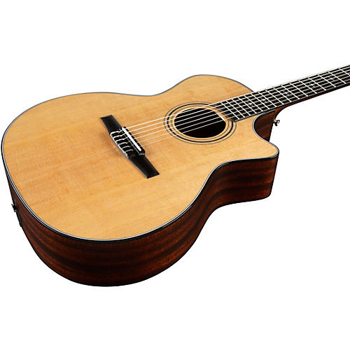 Taylor 314ce-N Grand Auditorium Nylon-String Acoustic-Electric Guitar Natural - musicians--Friend