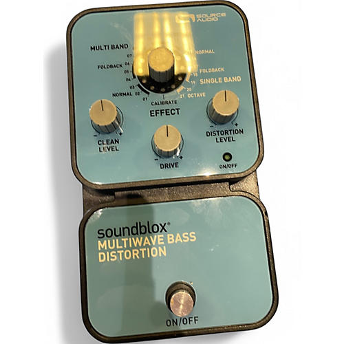 Used Source Audio SA125 SOUNBLOX MULTIWAVE BASS DISTORTION Bass Effect Pedal - musicians--Friend